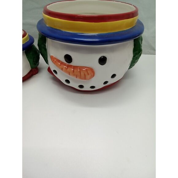 Snowman‎ Candy Dish Holiday Bowls - Picture 2 of 8